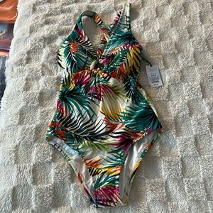 Shade & Shore One-Piece Print Swim Suit